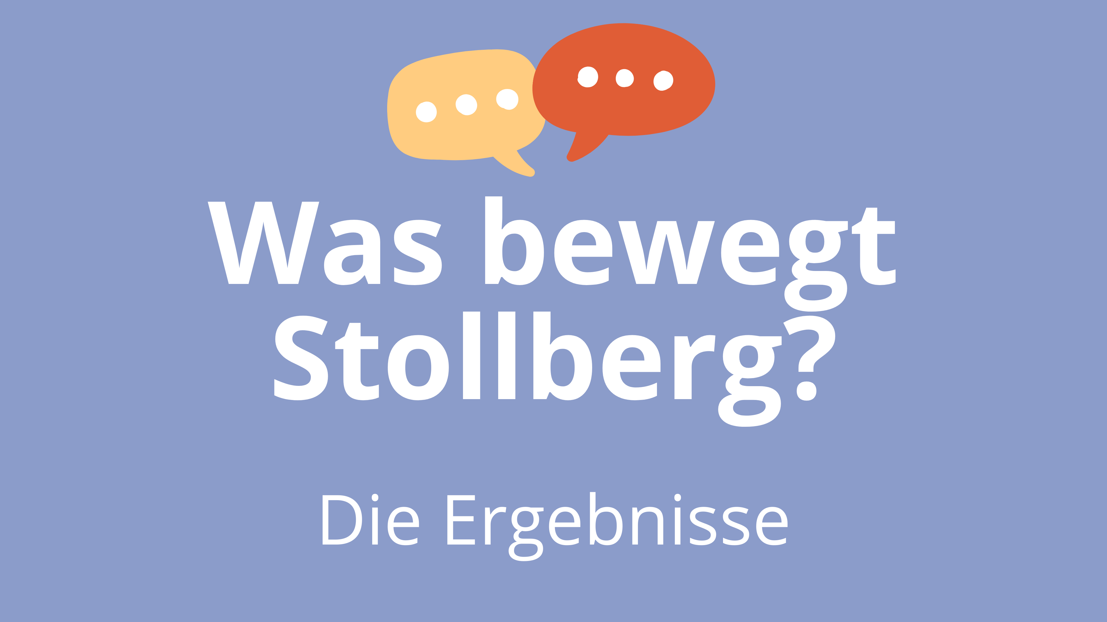 Was bewegt Stollberg - die Ergebnisse zu unserer Bürgerbefragung